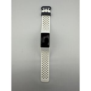 Fitbit Charge 4 Fitness Tracker with White Sport Band – GPS & Heart Rate